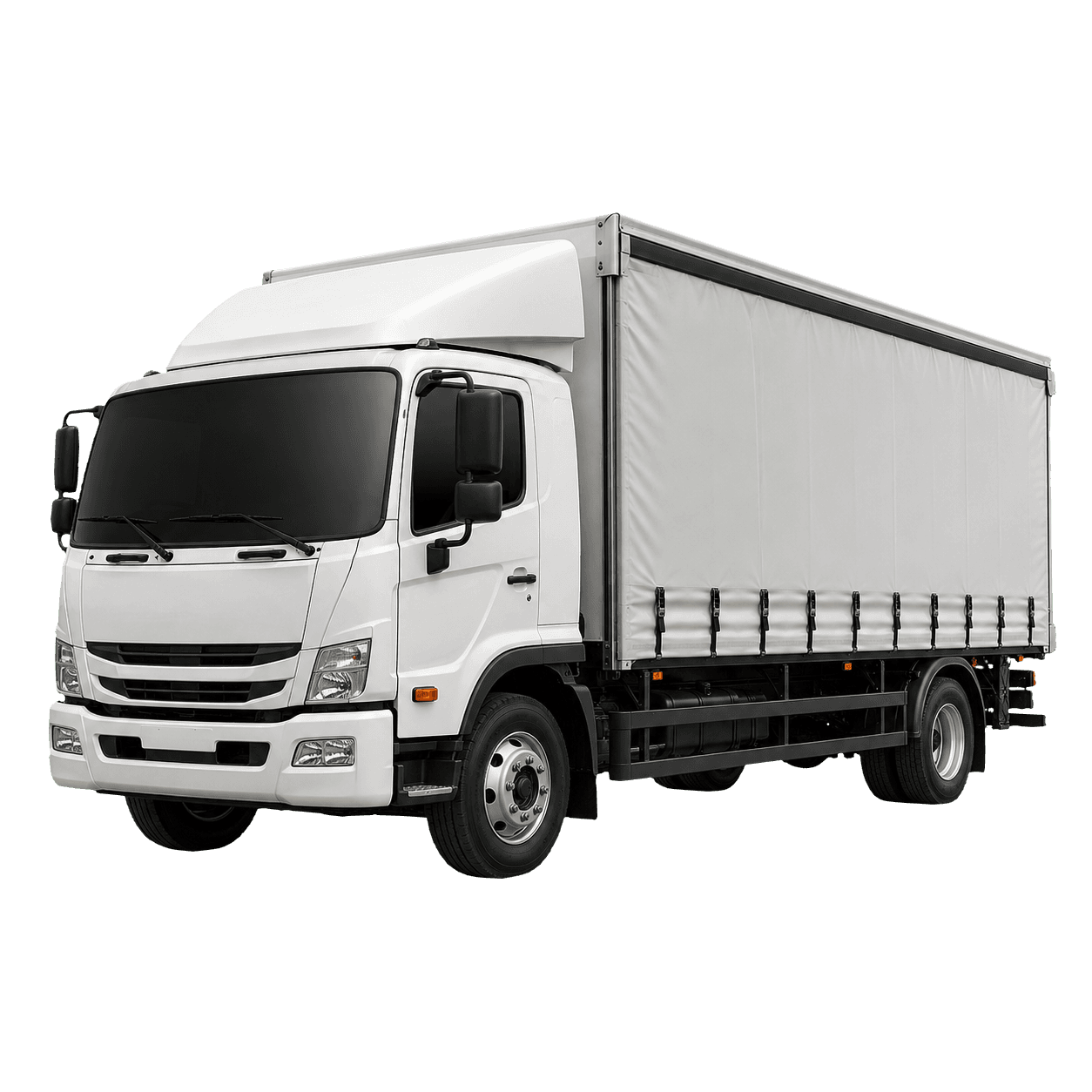 7.5 tonne curtain side truck for self-drive hire in Warrington